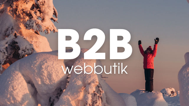 B2B-webbutiken är nu öppen!