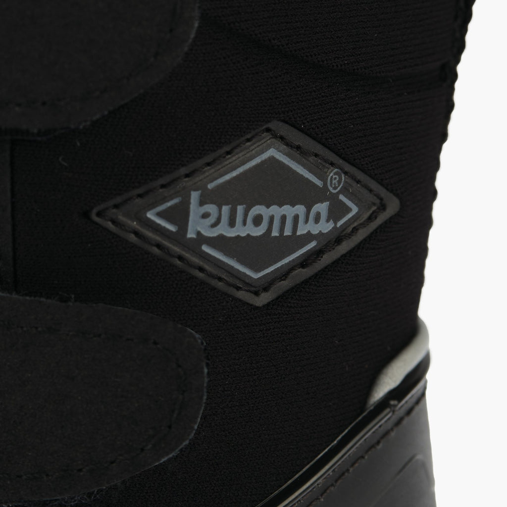 Kuoma Vinterskor med kardborreknäppning Crosser, Black/Black