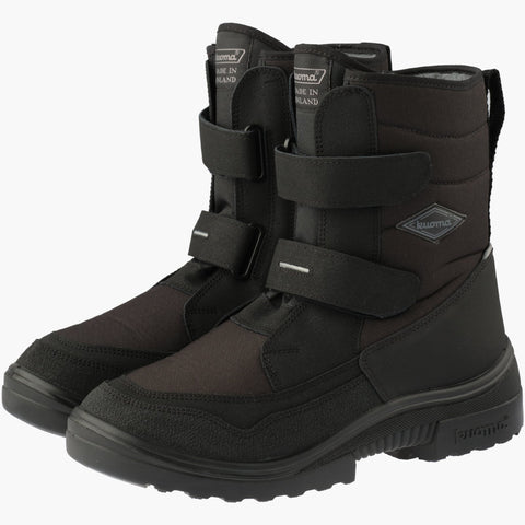 Kuoma Vinterskor med kardborreknäppning Crosser, Black/Black