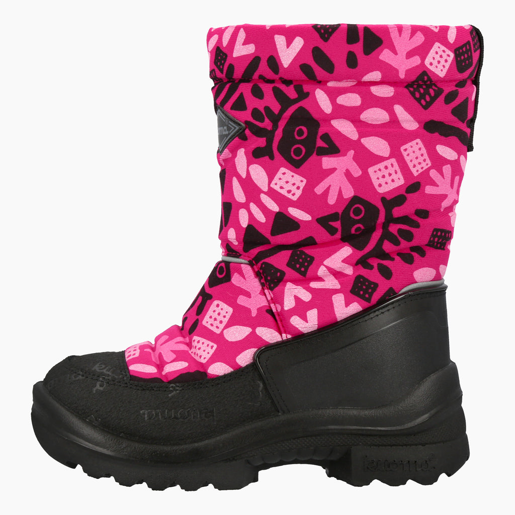 Kuoma Vinterskor för barn GT ullfoder, Pink Fjell