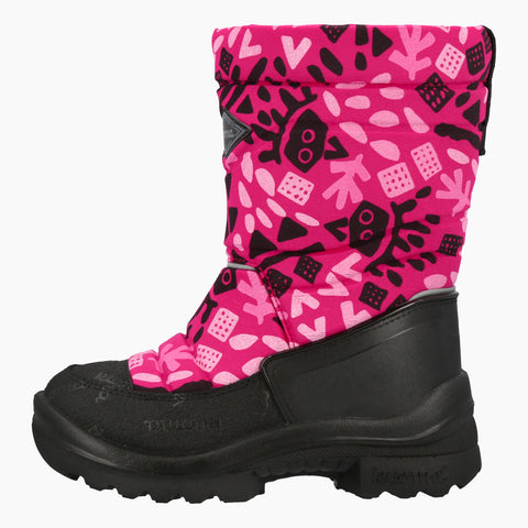 Kuoma Vinterskor för barn GT ullfoder, Pink Fjell