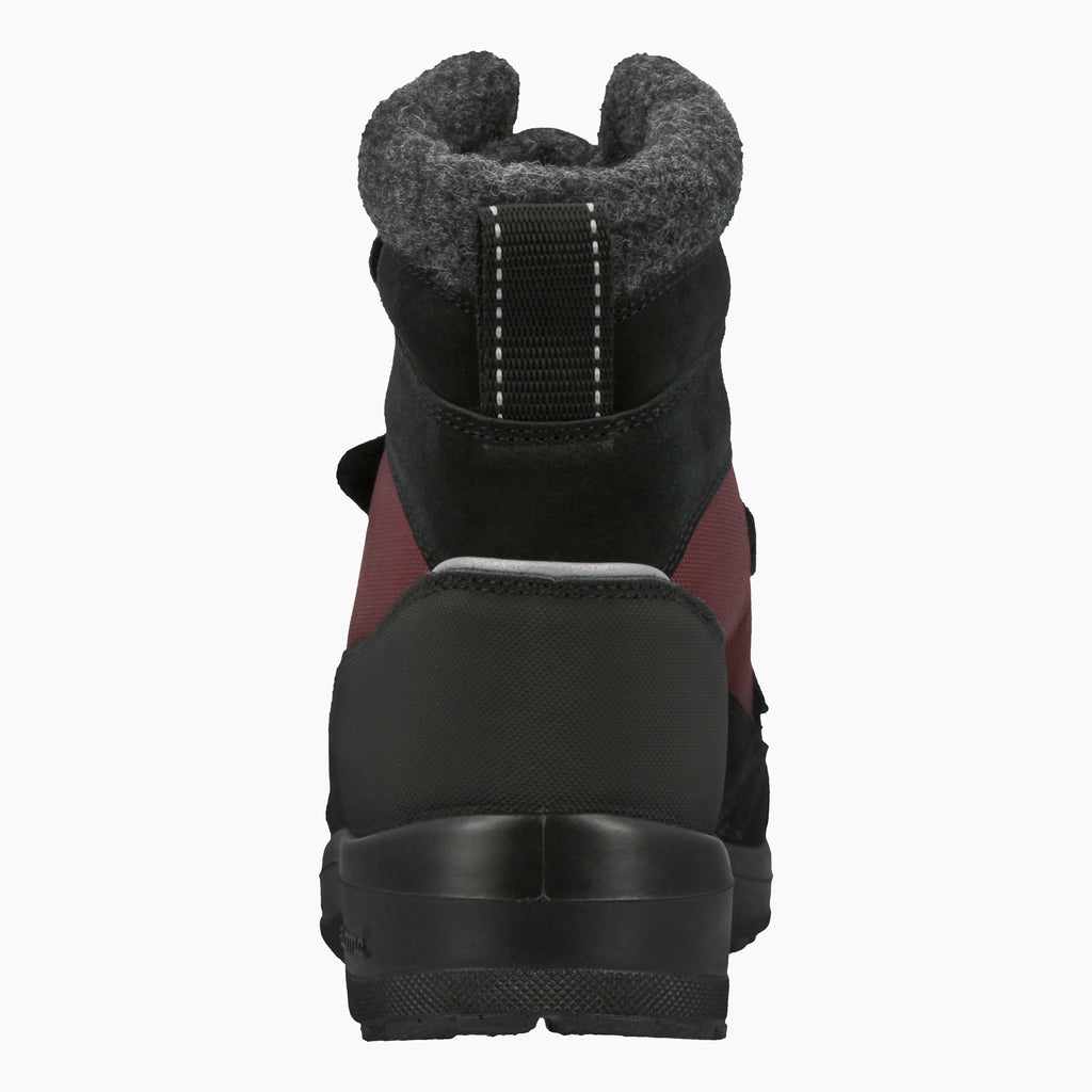 Kuoma Vinter ankelboots Tuisku, Bordeaux/Black