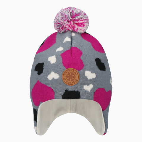 Kuoma Mössa för barn Riemu, Grey Winter Heart