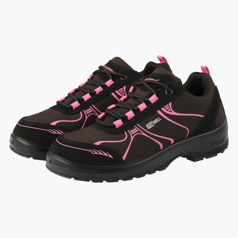 Kuoma Softshell sneakers Soft, Black/Fuxia